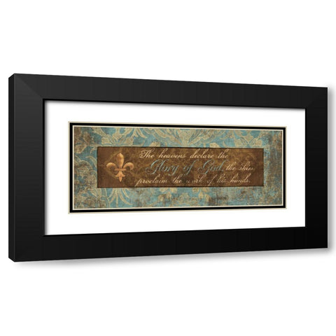 GLORY OF GOD Black Modern Wood Framed Art Print with Double Matting by Ballantyne, Piper