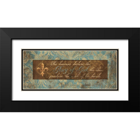 GLORY OF GOD Black Modern Wood Framed Art Print with Double Matting by Ballantyne, Piper