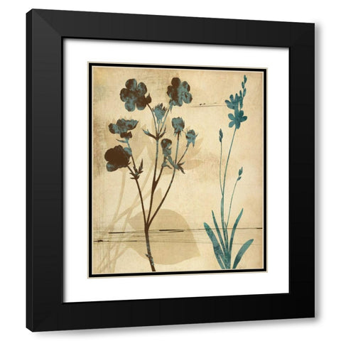 SILOHUETTE WHISPERS I Black Modern Wood Framed Art Print with Double Matting by Ballantyne, Piper
