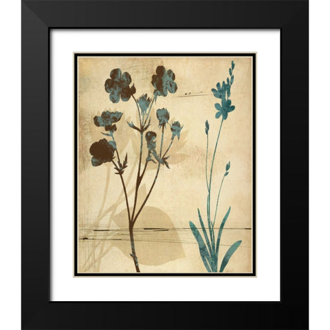 SILOHUETTE WHISPERS I Black Modern Wood Framed Art Print with Double Matting by Ballantyne, Piper