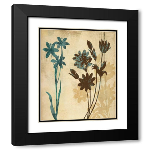 SILOHUETTE WHISPERS II Black Modern Wood Framed Art Print with Double Matting by Ballantyne, Piper