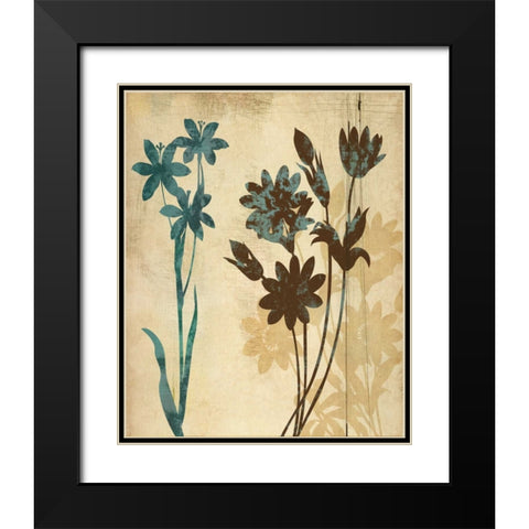 SILOHUETTE WHISPERS II Black Modern Wood Framed Art Print with Double Matting by Ballantyne, Piper