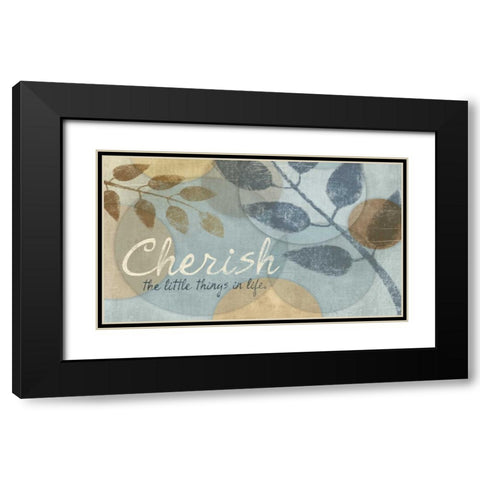 WITH YOUR HEART Black Modern Wood Framed Art Print with Double Matting by Ballantyne, Piper