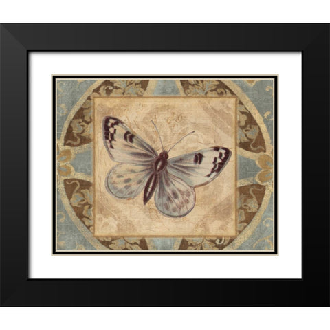 NATURES BUTTERFLY II Black Modern Wood Framed Art Print with Double Matting by Ballantyne, Piper