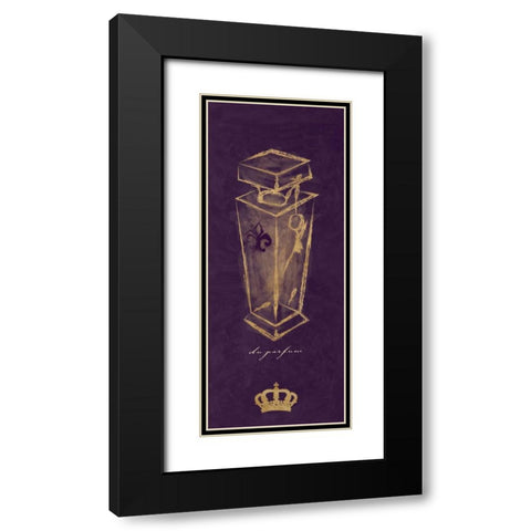 PURPLE DU PARFUM I Black Modern Wood Framed Art Print with Double Matting by Ballantyne, Piper