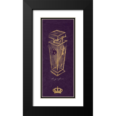 PURPLE DU PARFUM I Black Modern Wood Framed Art Print with Double Matting by Ballantyne, Piper