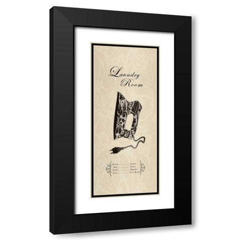 61 ROOM Black Modern Wood Framed Art Print with Double Matting by Ballantyne, Piper