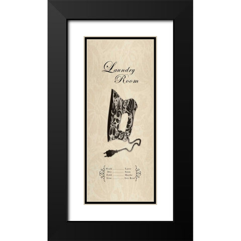 61 ROOM Black Modern Wood Framed Art Print with Double Matting by Ballantyne, Piper