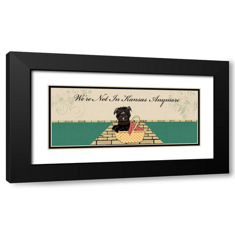 TOTOS BASKET Black Modern Wood Framed Art Print with Double Matting by Ballantyne, Piper