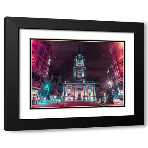 St Georges Tron church in Glasgow Black Modern Wood Framed Art Print with Double Matting by Frank, Assaf