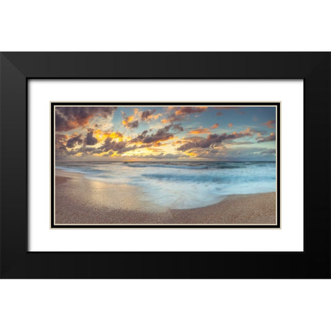Dead sea, Israel Black Modern Wood Framed Art Print with Double Matting by Frank, Assaf
