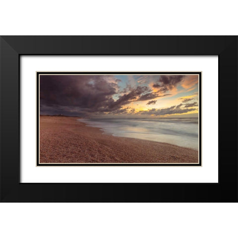 Dead sea, Israel Black Modern Wood Framed Art Print with Double Matting by Frank, Assaf