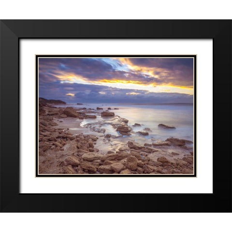 Dead sea, Israel Black Modern Wood Framed Art Print with Double Matting by Frank, Assaf