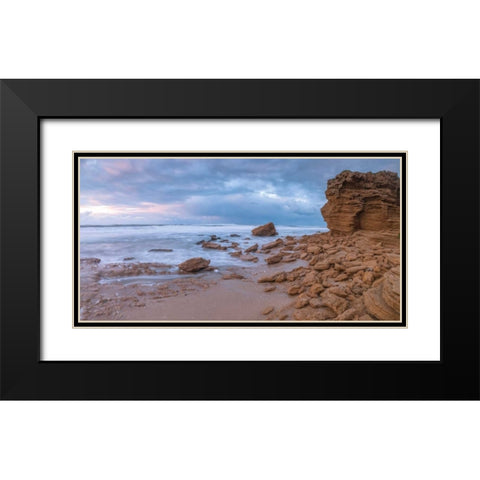 Dead sea, Israel Black Modern Wood Framed Art Print with Double Matting by Frank, Assaf
