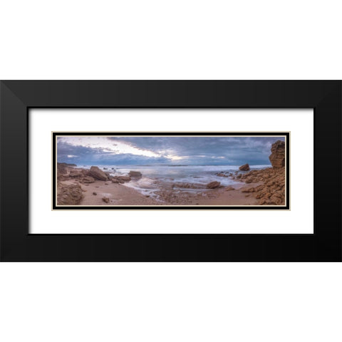 Dead sea, Israel Black Modern Wood Framed Art Print with Double Matting by Frank, Assaf