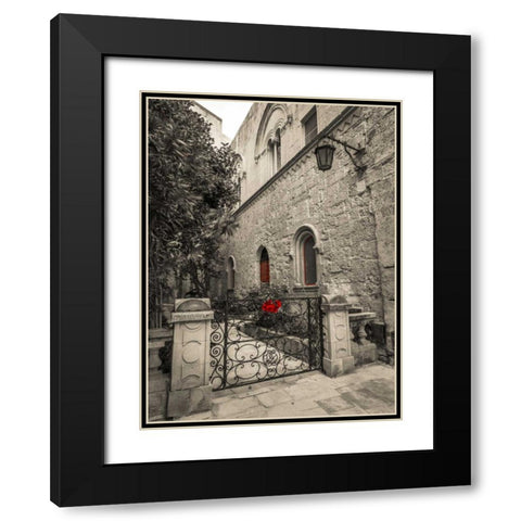Traditional Maltese house, Mdina, Malta Black Modern Wood Framed Art Print with Double Matting by Frank, Assaf