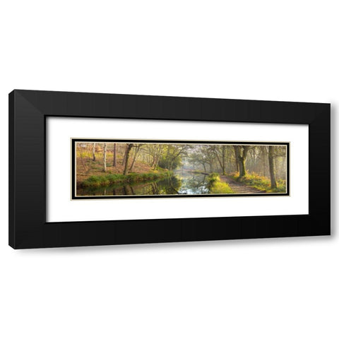 Varieties of spices in a wooden box Black Modern Wood Framed Art Print with Double Matting by Frank, Assaf