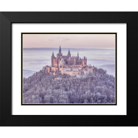 Hohenzollern Castle-Germany Black Modern Wood Framed Art Print with Double Matting by Frank, Assaf
