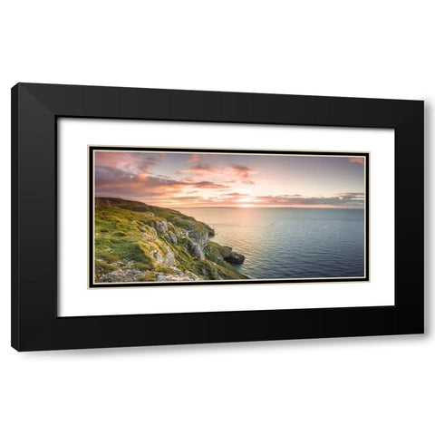 Sunset-Great Orme-North Wales Black Modern Wood Framed Art Print with Double Matting by Frank, Assaf