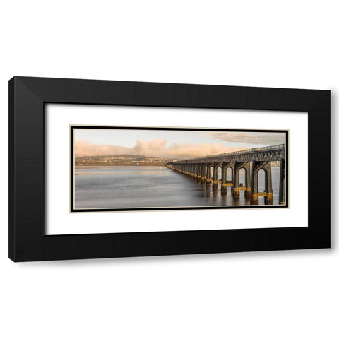 Tay Rail Bridge-Dundee-Scotland Black Modern Wood Framed Art Print with Double Matting by Frank, Assaf