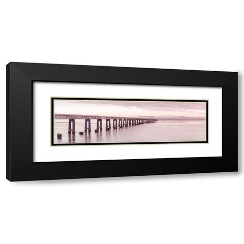Tay Rail Bridge, Dundee, Scotland,FTBR 1856 Black Modern Wood Framed Art Print with Double Matting by Frank, Assaf
