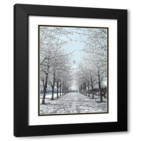 Millennium Wheel-London-UK Black Modern Wood Framed Art Print with Double Matting by Frank, Assaf