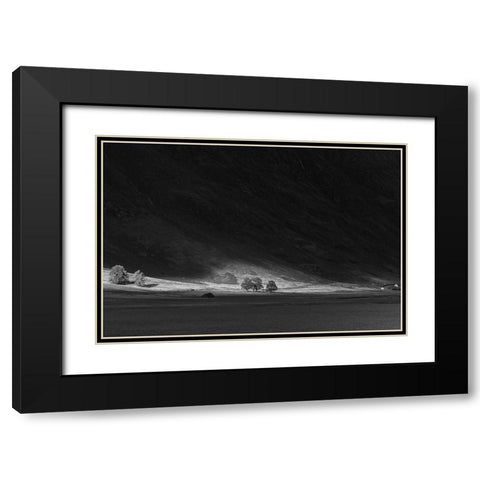 Glen Coe valley-Scotland Black Modern Wood Framed Art Print with Double Matting by Frank, Assaf