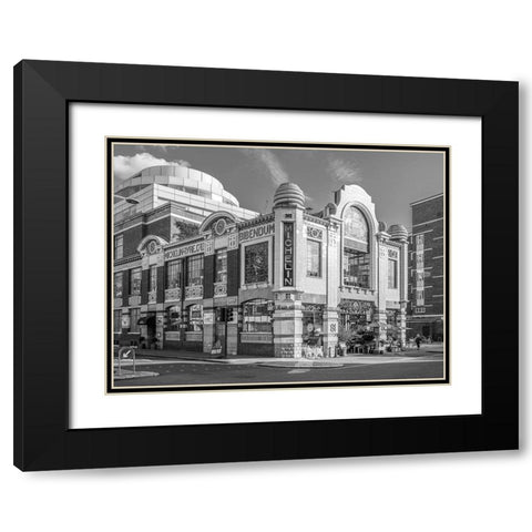 Michelin House-London Black Modern Wood Framed Art Print with Double Matting by Frank, Assaf