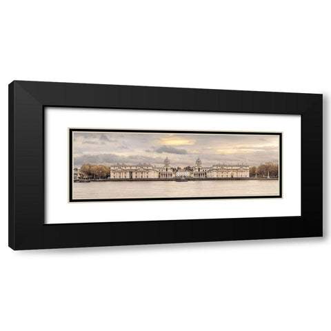 Royal Naval College-Greenwich Black Modern Wood Framed Art Print with Double Matting by Frank, Assaf