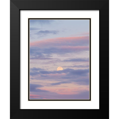 Colourful skies at sunset Black Modern Wood Framed Art Print with Double Matting by Frank, Assaf
