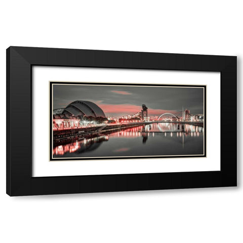 AF20121004 Glasgow 228X4C04 Black Modern Wood Framed Art Print with Double Matting by Frank, Assaf
