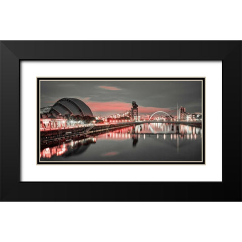 AF20121004 Glasgow 228X4C04 Black Modern Wood Framed Art Print with Double Matting by Frank, Assaf