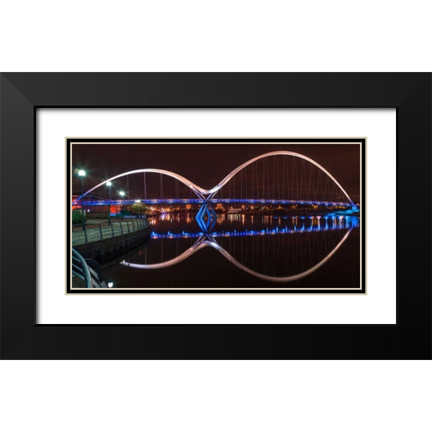 AF20121005 Middlesbrough 115C06 Black Modern Wood Framed Art Print with Double Matting by Frank, Assaf