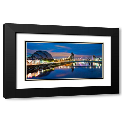 AF20121004 Glasgow 228X4C07 Black Modern Wood Framed Art Print with Double Matting by Frank, Assaf