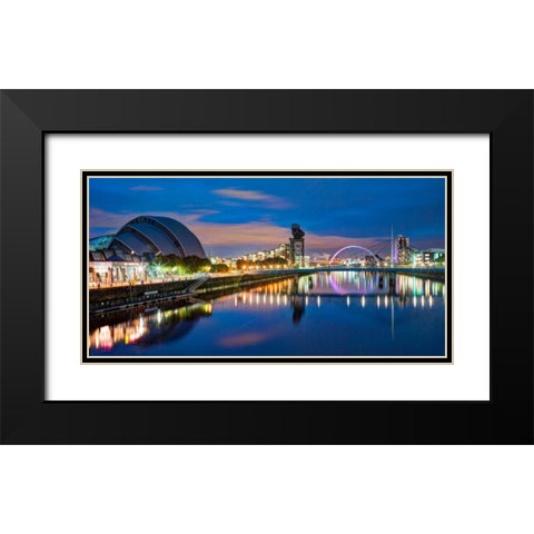 AF20121004 Glasgow 228X4C07 Black Modern Wood Framed Art Print with Double Matting by Frank, Assaf