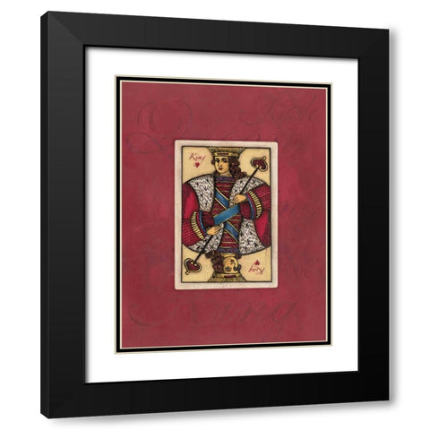 King Large Black Modern Wood Framed Art Print with Double Matting by Marrott, Stephanie