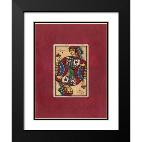 Queen Large Black Modern Wood Framed Art Print with Double Matting by Marrott, Stephanie