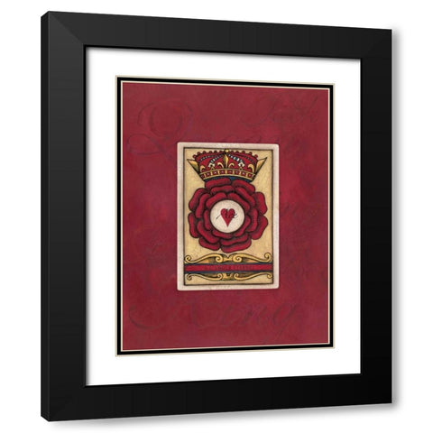 Ace Large Black Modern Wood Framed Art Print with Double Matting by Marrott, Stephanie