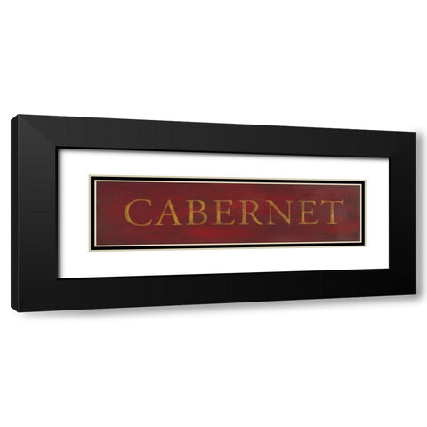Cabernet Black Modern Wood Framed Art Print with Double Matting by Marrott, Stephanie