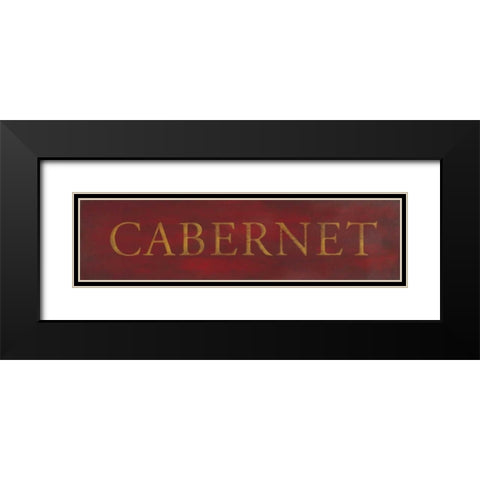 Cabernet Black Modern Wood Framed Art Print with Double Matting by Marrott, Stephanie