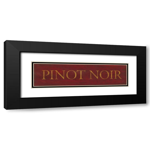 Pinot Noir Black Modern Wood Framed Art Print with Double Matting by Marrott, Stephanie