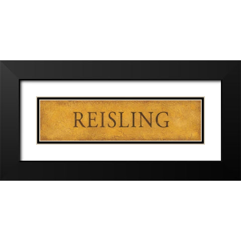 Reisling Black Modern Wood Framed Art Print with Double Matting by Marrott, Stephanie