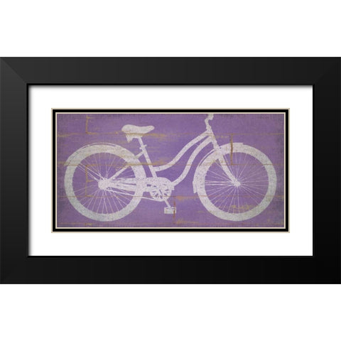 Beach Cruisin Black Modern Wood Framed Art Print with Double Matting by Marrott, Stephanie