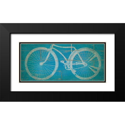Bike Black Modern Wood Framed Art Print with Double Matting by Marrott, Stephanie