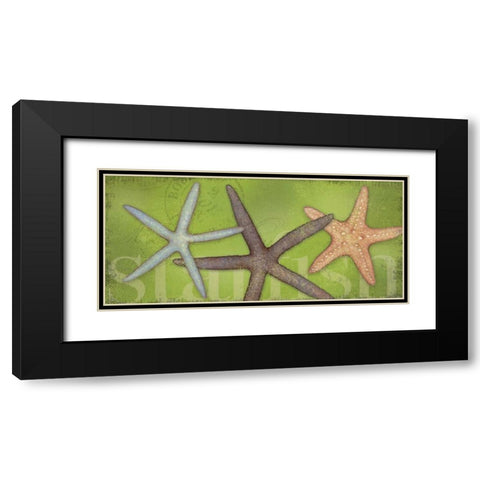 Star Fish Black Modern Wood Framed Art Print with Double Matting by Marrott, Stephanie