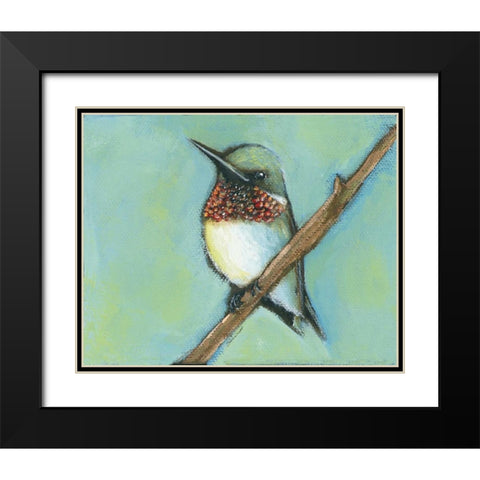 Taking A Rest Black Modern Wood Framed Art Print with Double Matting by Marrott, Stephanie