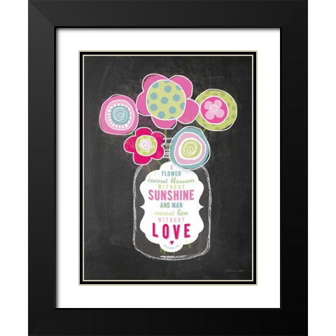 Without Love Black Modern Wood Framed Art Print with Double Matting by Marrott, Stephanie