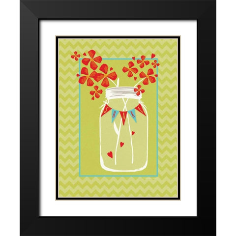 Share Jar Black Modern Wood Framed Art Print with Double Matting by Marrott, Stephanie