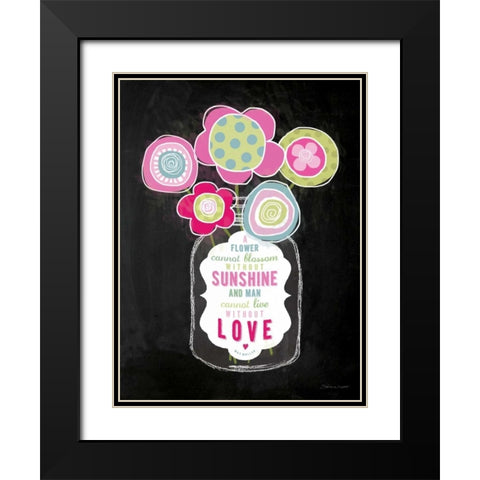 Without Love Black Modern Wood Framed Art Print with Double Matting by Marrott, Stephanie