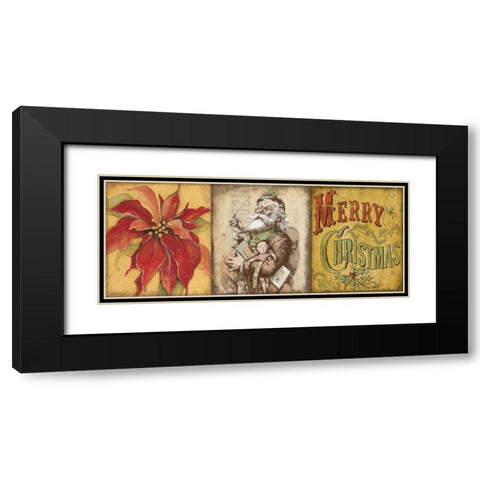Holiday 3 Patch I Black Modern Wood Framed Art Print with Double Matting by Marrott, Stephanie